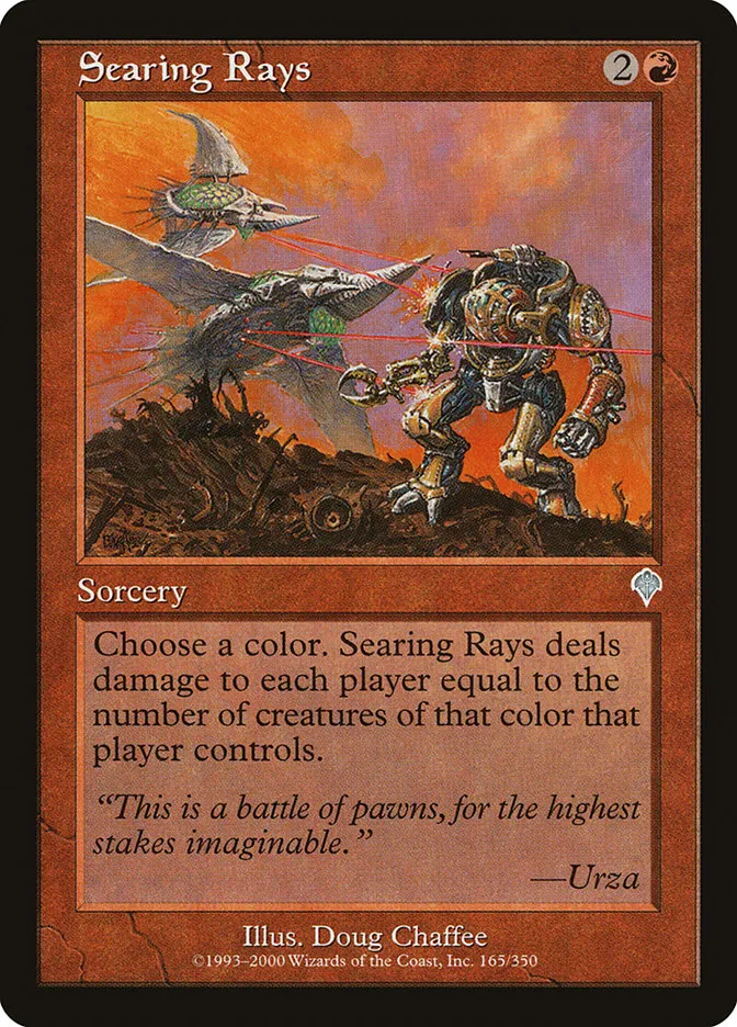Searing Rays Front Face