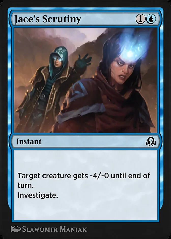 Jace's Scrutiny Front Face