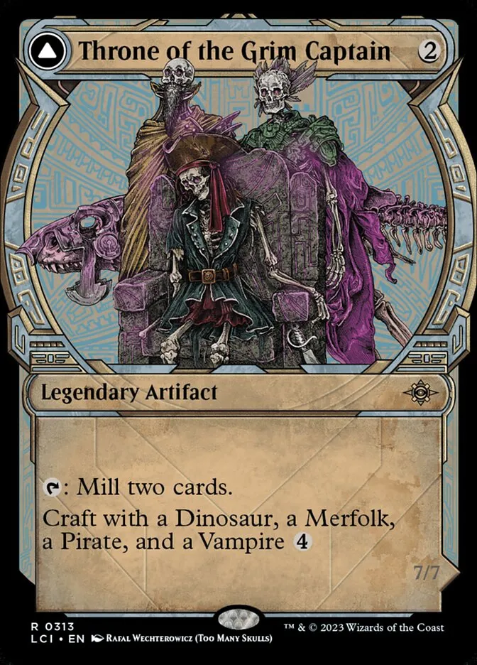 Throne of the Grim Captain // The Grim Captain Front Face