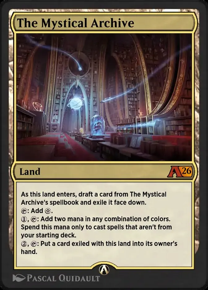 The Mystical Archive Front Face