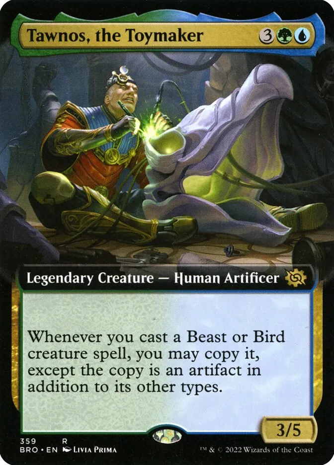 Tawnos, the Toymaker Front Face