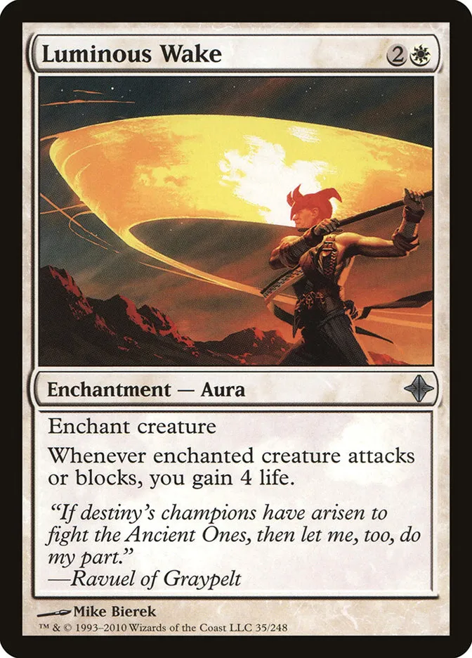 Luminous Wake Front Face