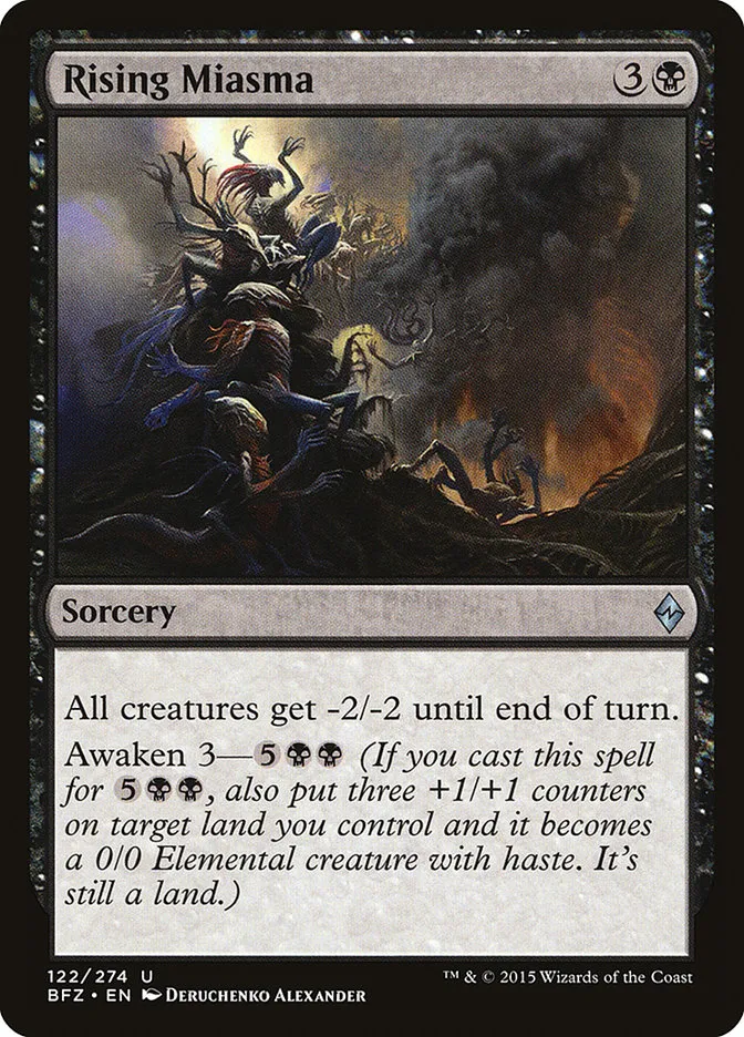 Rising Miasma Front Face