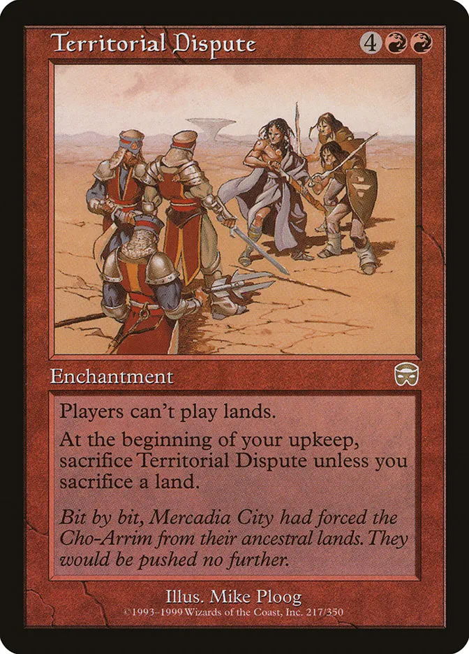 Territorial Dispute Front Face