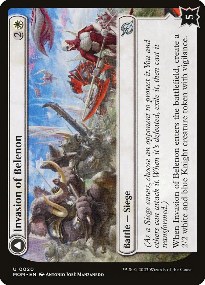 Invasion of Belenon // Belenon War Anthem Front Face