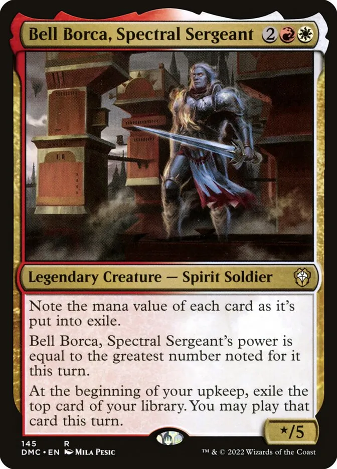 Bell Borca, Spectral Sergeant Front Face