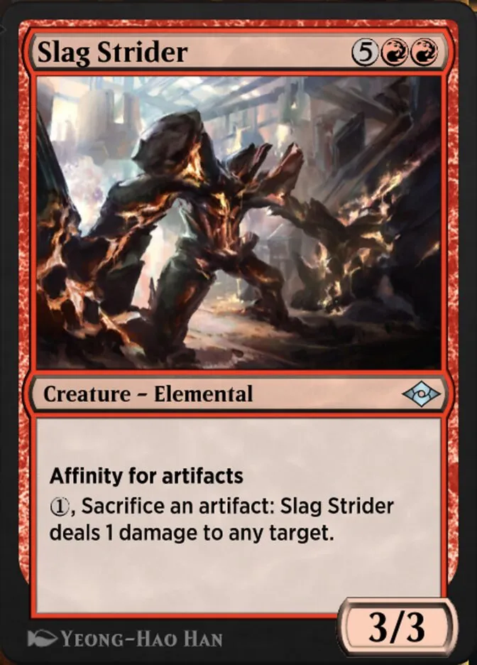 Slag Strider Front Face