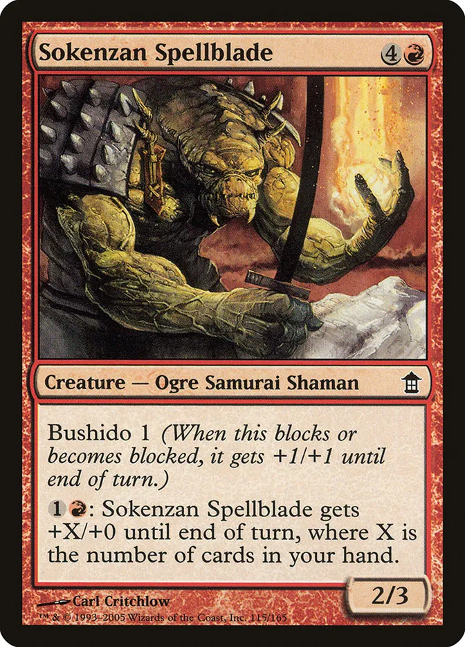 Sokenzan Spellblade Front Face