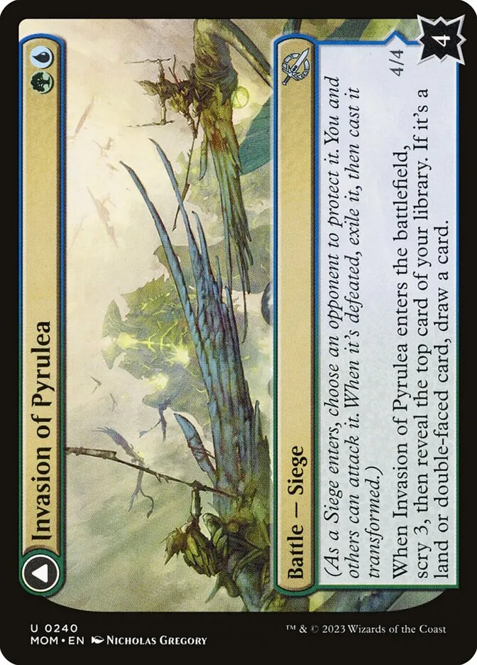 Invasion of Pyrulea // Gargantuan Slabhorn Front Face