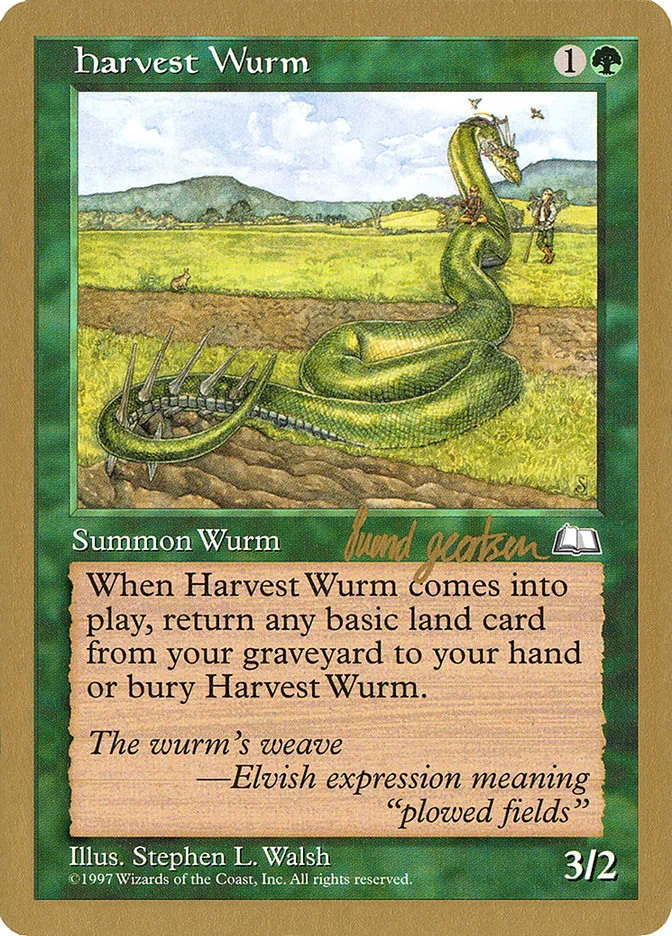 Harvest Wurm Front Face