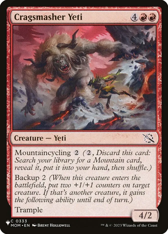 Cragsmasher Yeti Front Face