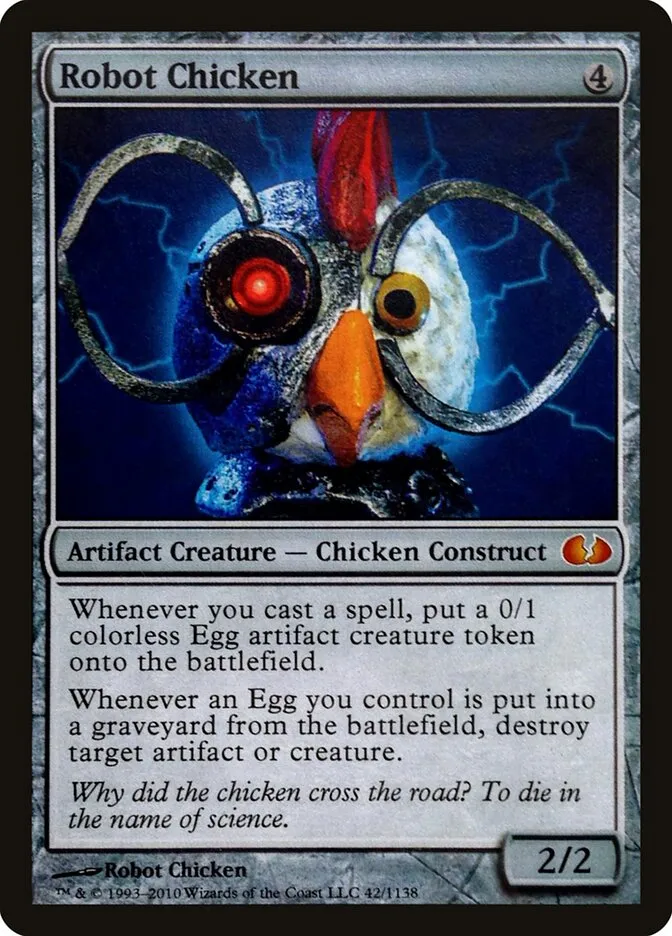 Robot Chicken Front Face