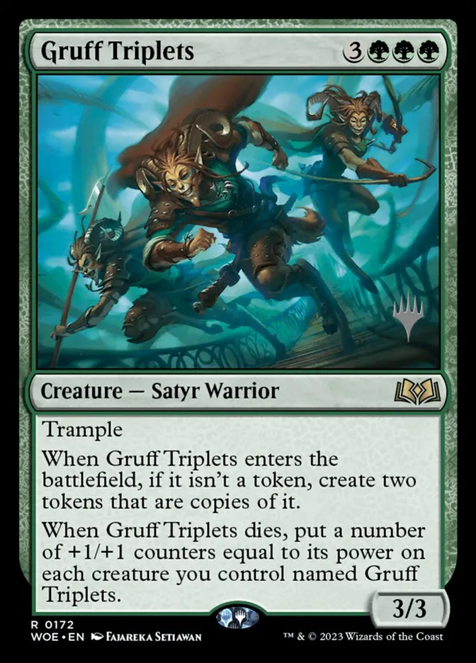 Gruff Triplets Front Face