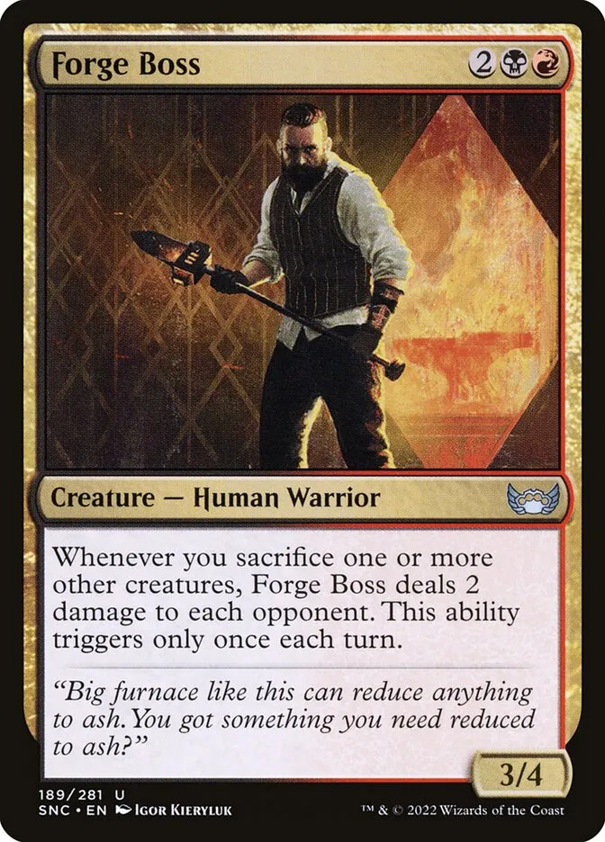Forge Boss Front Face