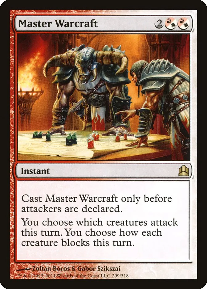 Master Warcraft Front Face