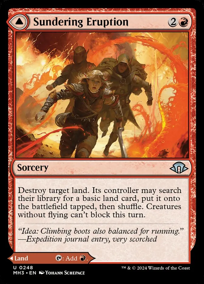 Sundering Eruption // Volcanic Fissure Front Face