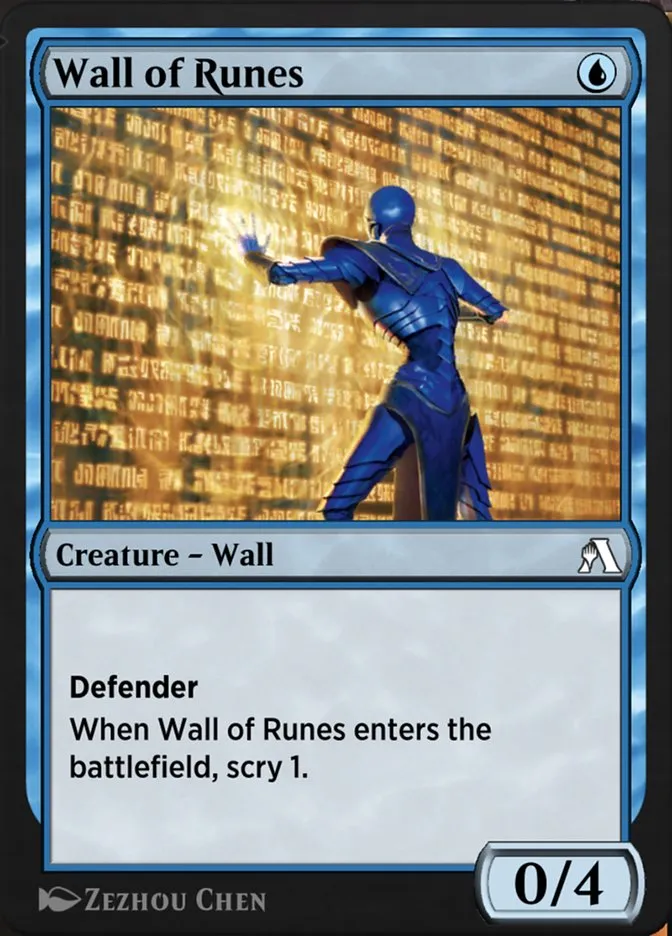 Wall of Runes Front Face