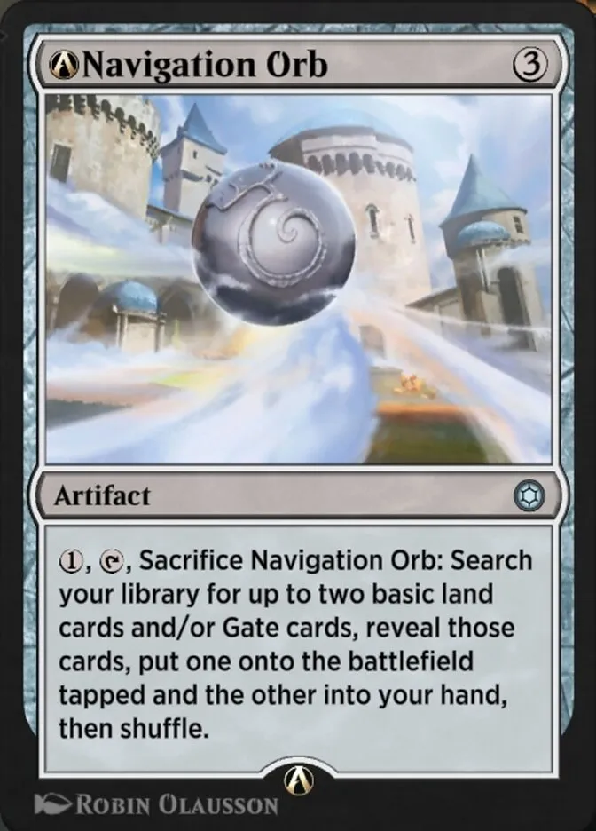 A-Navigation Orb Front Face