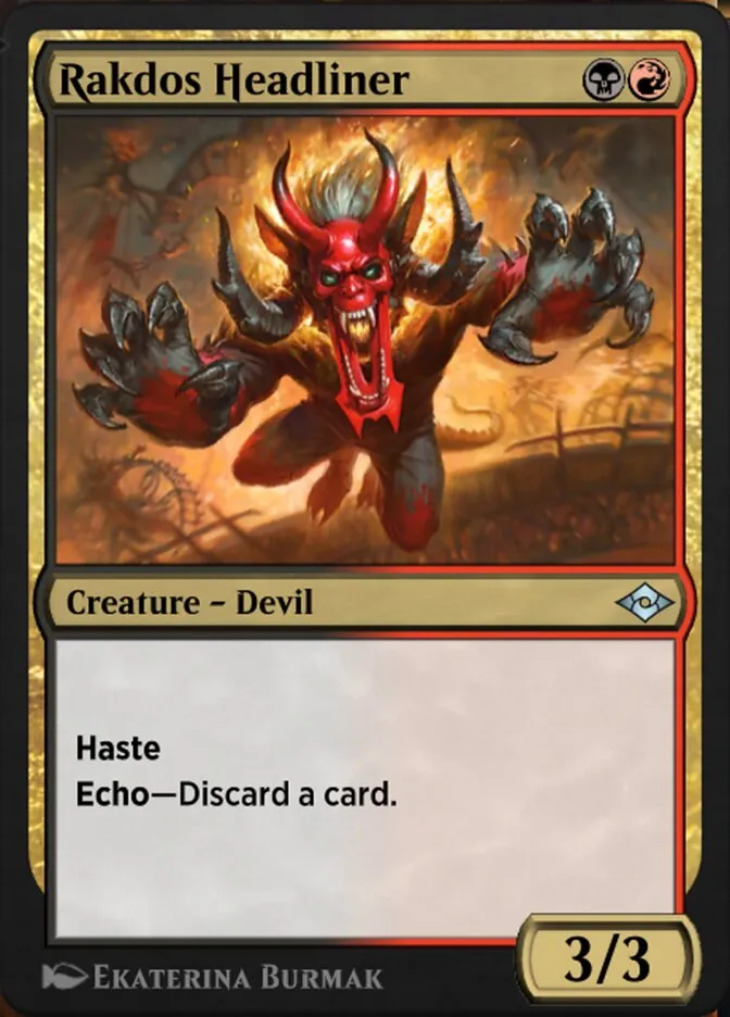 Rakdos Headliner Front Face