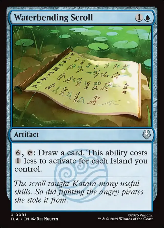 Waterbending Scroll Front Face