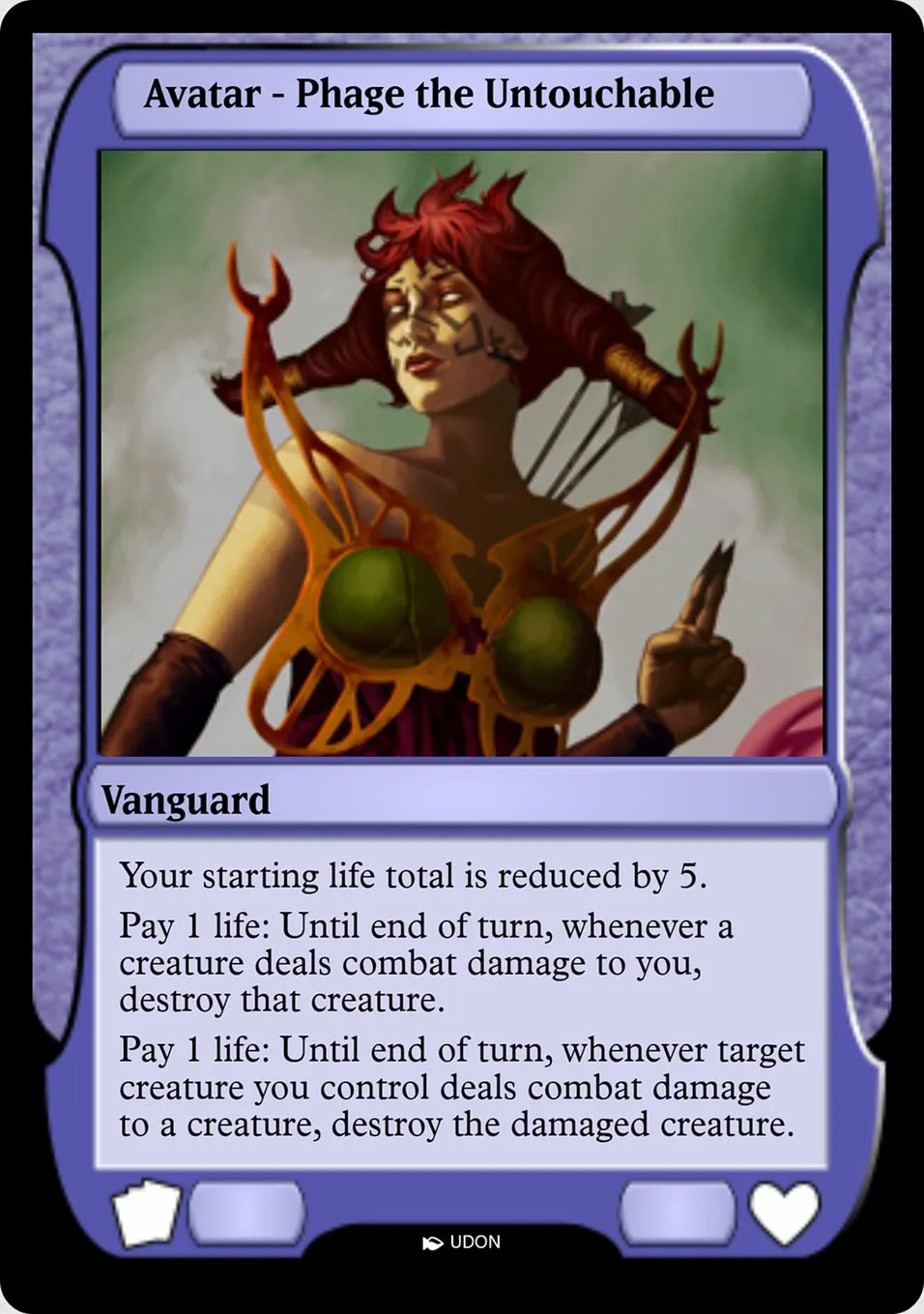 Phage the Untouchable Avatar Front Face