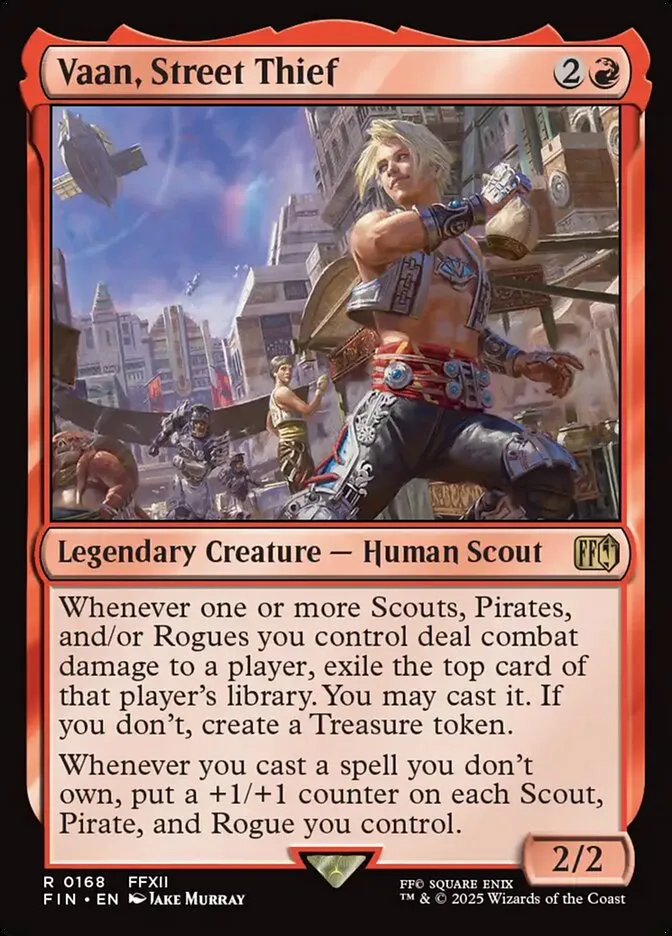Vaan, Street Thief Front Face