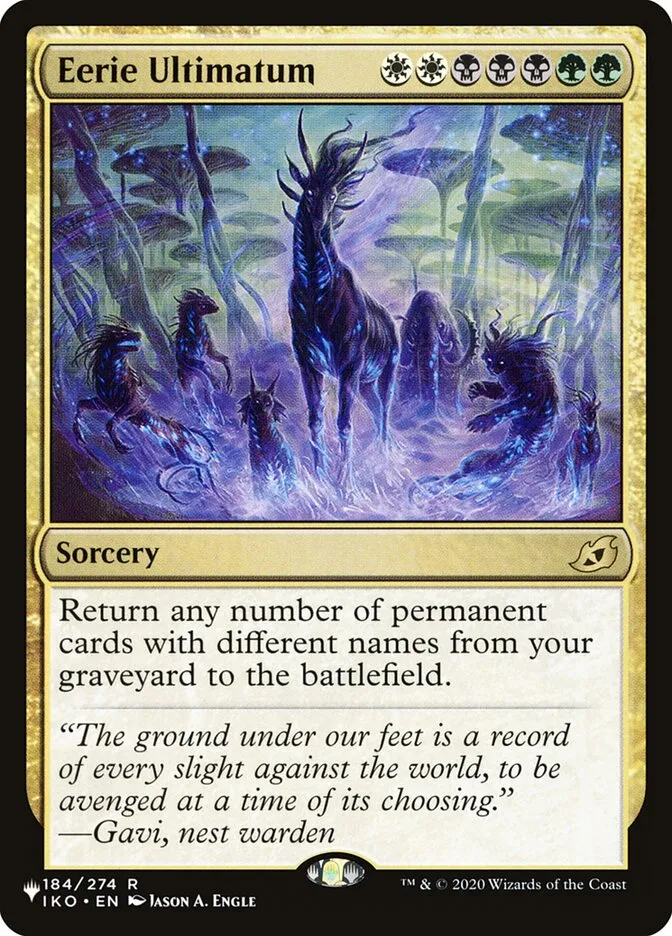 Eerie Ultimatum Front Face