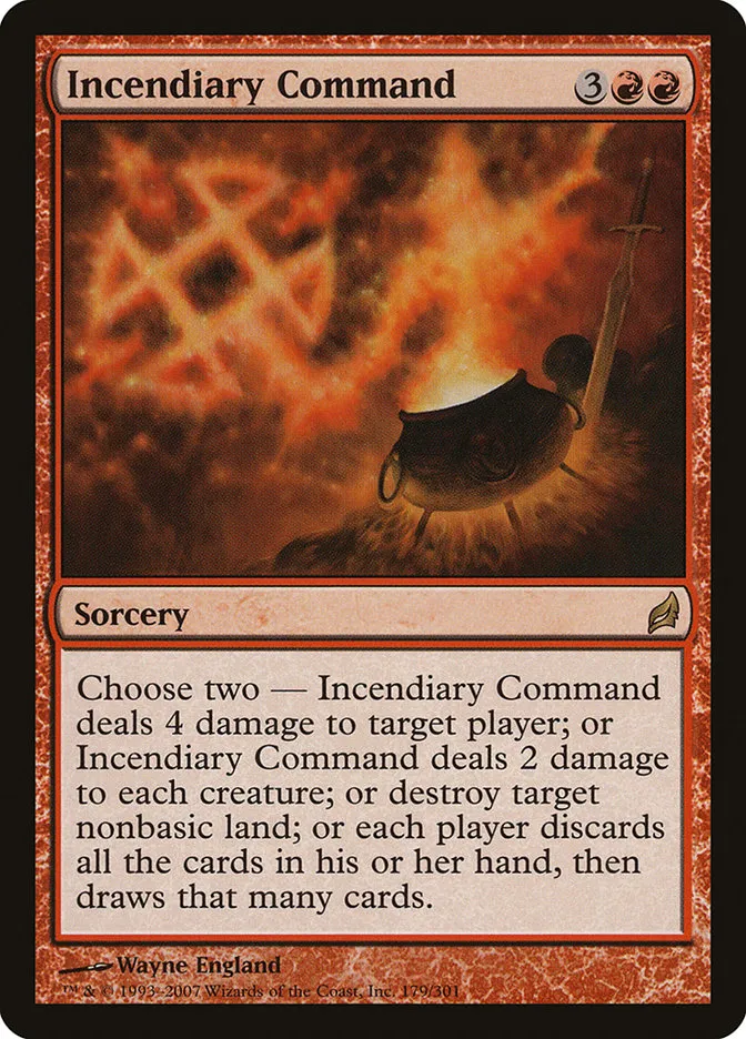 Incendiary Command Front Face