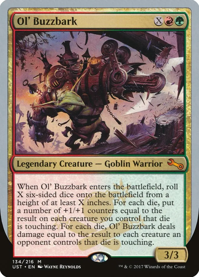 Ol' Buzzbark Front Face