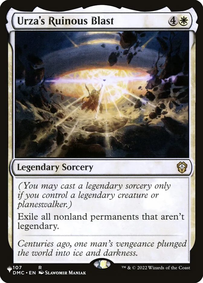 Urza's Ruinous Blast Front Face