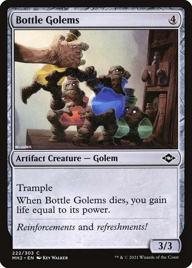 Bottle Golems Front Face