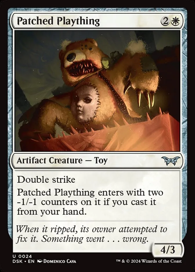 Patched Plaything Front Face