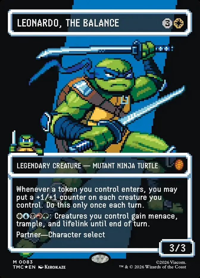 Leonardo, the Balance Front Face