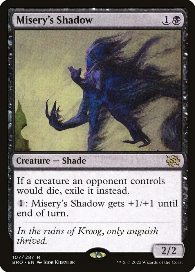 Misery's Shadow Front Face
