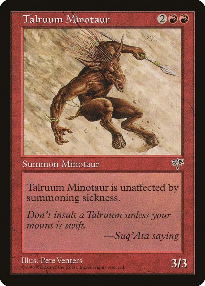 Talruum Minotaur Front Face
