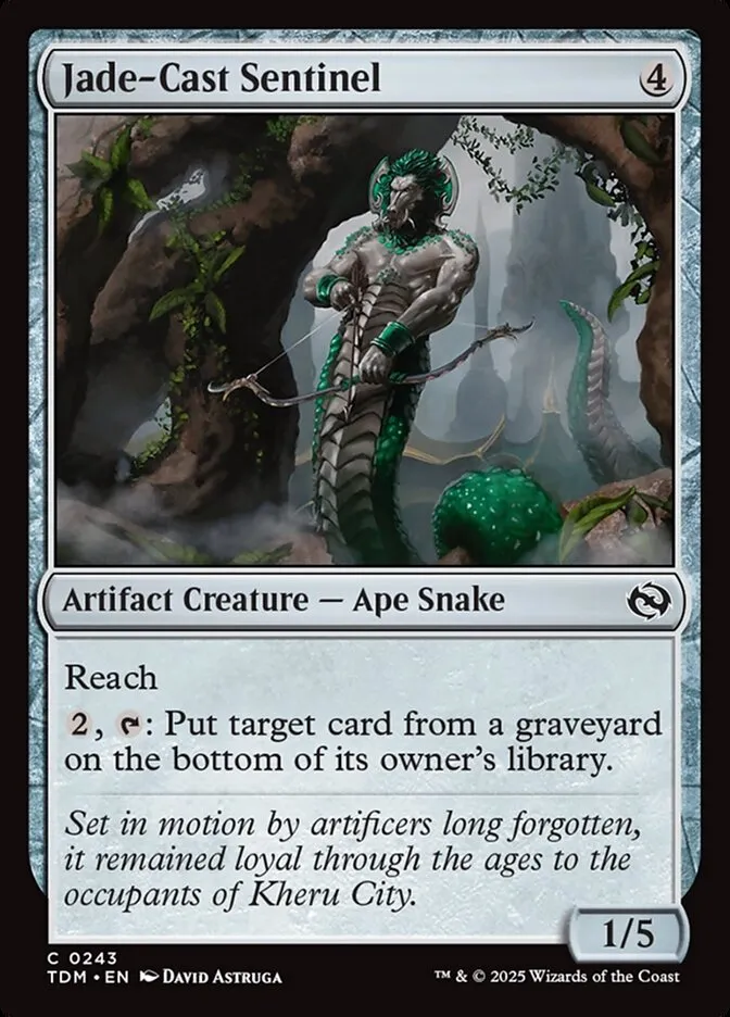 Jade-Cast Sentinel Front Face