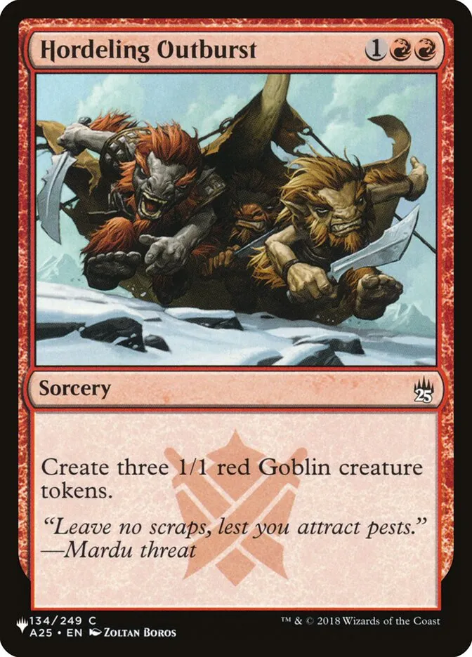 Hordeling Outburst Front Face