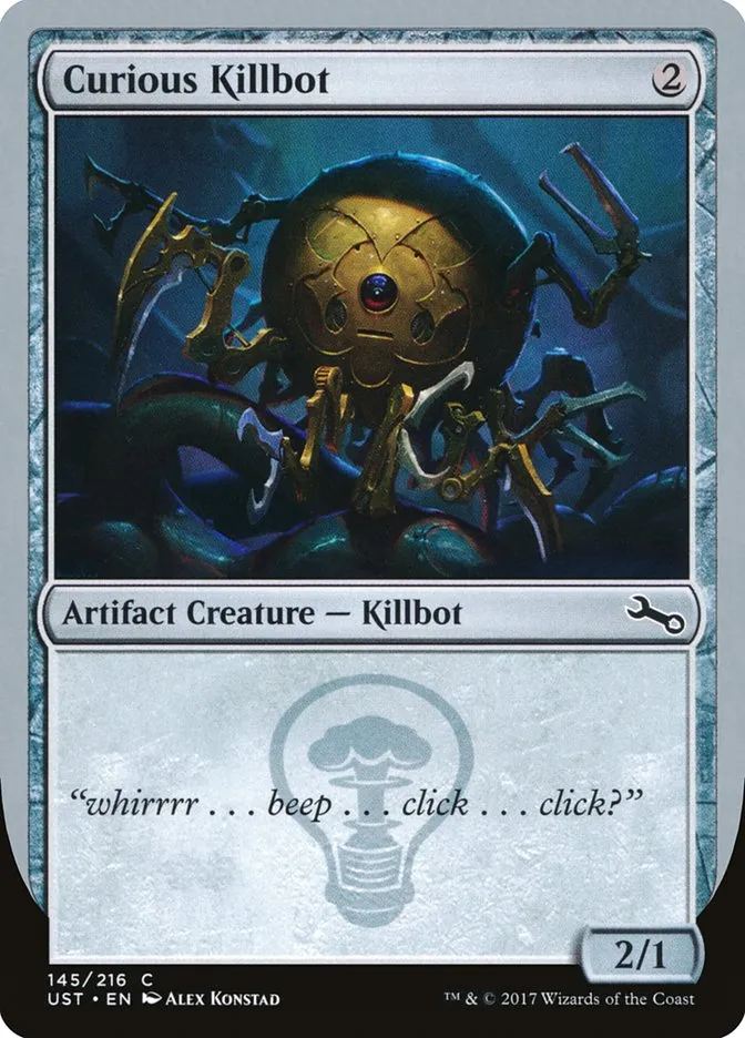 Curious Killbot Front Face