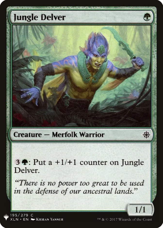 Jungle Delver Front Face