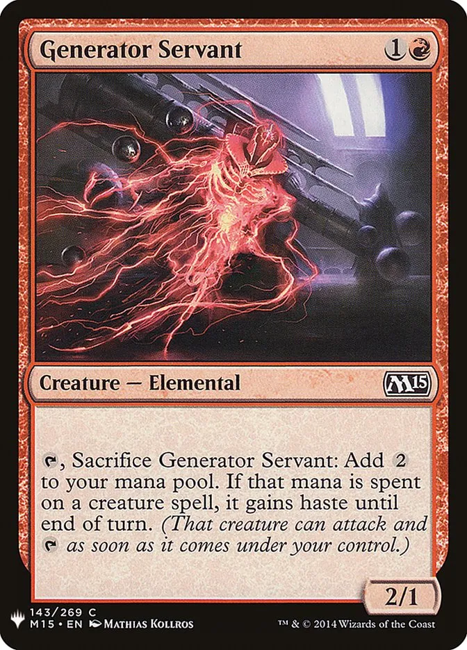 Generator Servant Front Face