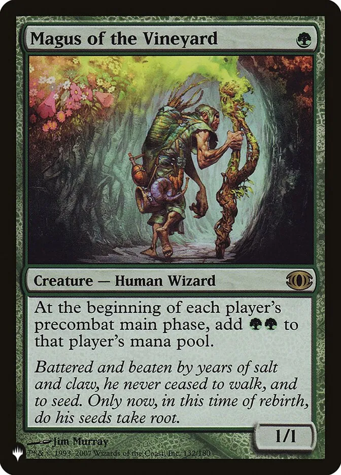 Magus of the Vineyard Front Face