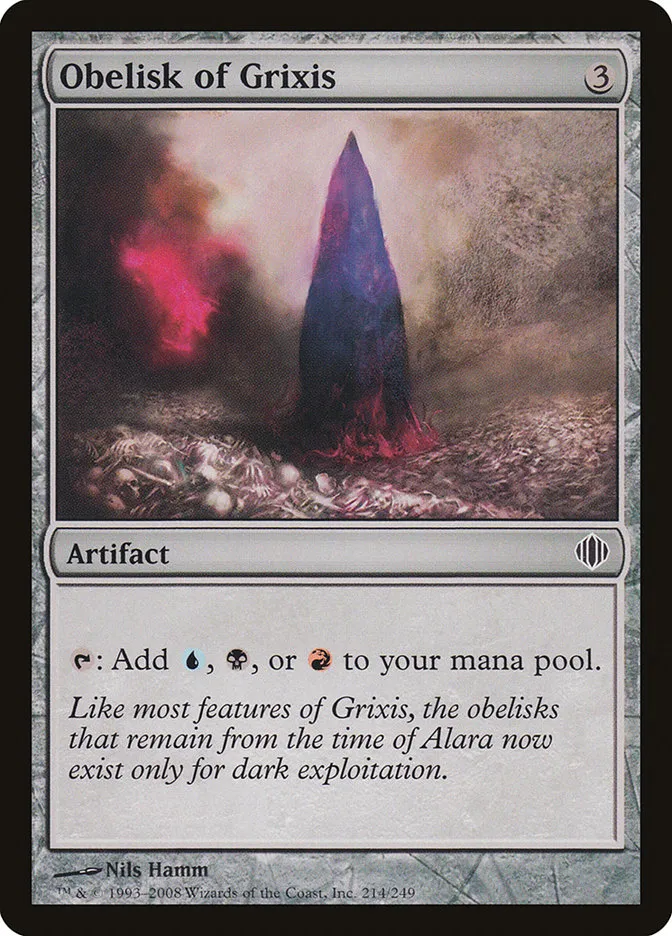 Obelisk of Grixis Front Face