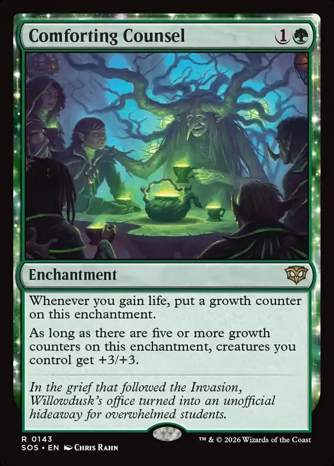 Comforting Counsel Front Face