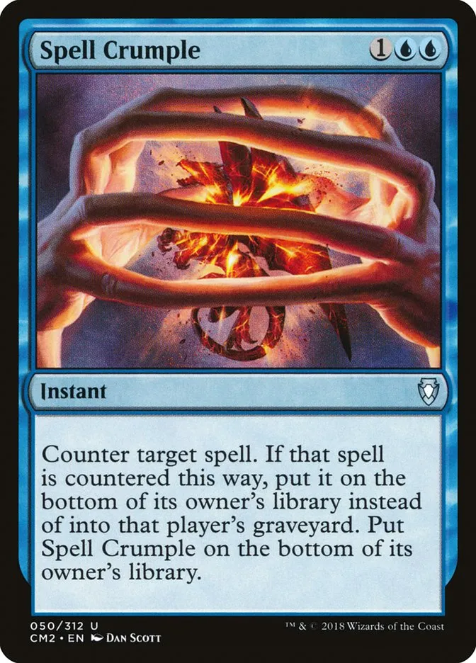 Spell Crumple Front Face