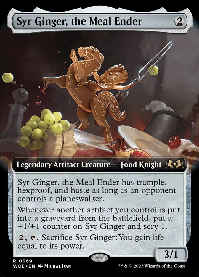 Syr Ginger, the Meal Ender Front Face