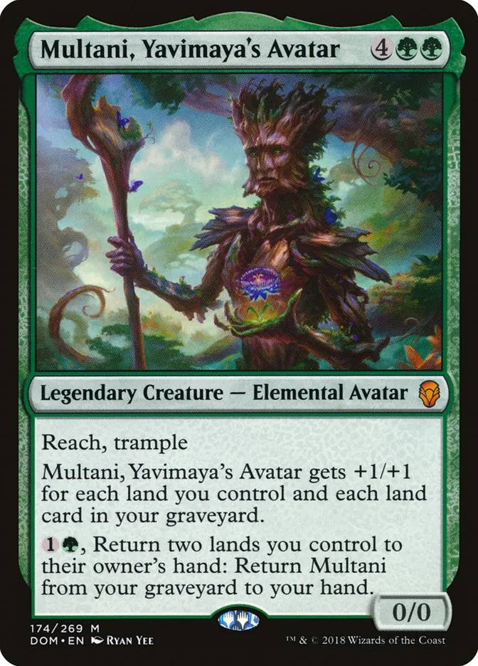 Multani, Yavimaya's Avatar Front Face