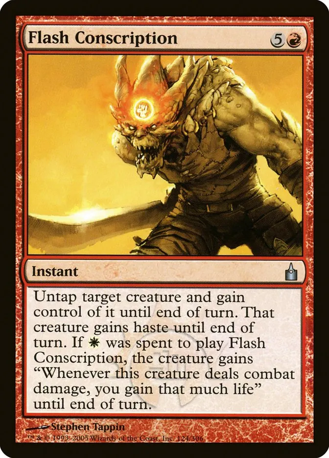 Flash Conscription Front Face