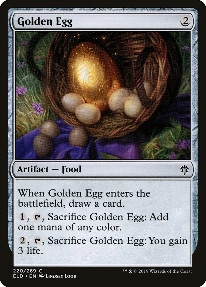 Golden Egg Front Face