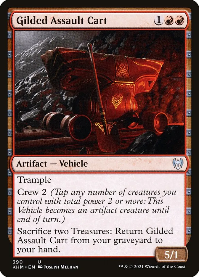 Gilded Assault Cart Front Face