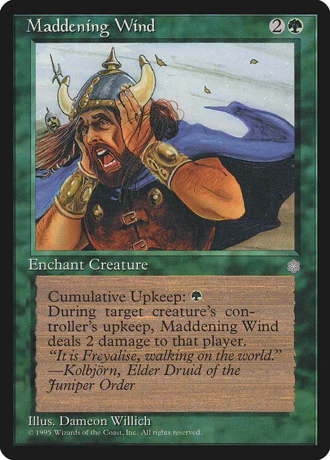 Maddening Wind Front Face